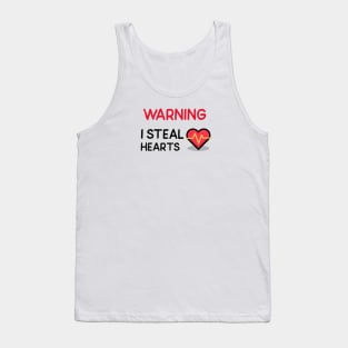 WARNING I Steal Hearts Tank Top